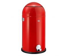 Wesco Lift Master Pattumiera, in lamiera d Acciaio, Rosso, 34.6Â x 34.6Â x 71Â cm