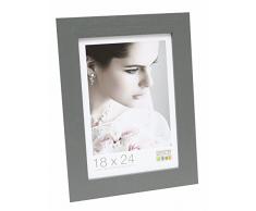 Deknudt Frames Basic - Cornice portafoto in Legno, Legno, Grigio, 60 x 80 cm