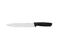 Pedrini 308.42 Coltello da Cucina, Acciaio Inossidabile, Nero, 40x7x2.5 cm