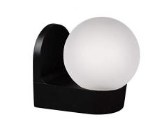 ONLI Applique Globo, Bianco Opaco E Nero