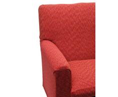 Happidea F3111101621010000 S362 Copripoltrona Sfumato, Poliestere-Cotone, Rosso, 38x19x31.5 cm