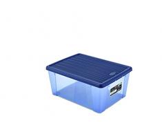 Stefanplast Scatola Elegance Visual 39X29X17 Tappo Blu, Plastica