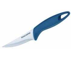 Tescoma 863003 Presto Coltello Sbucciatore, Acciaio Inossidabile, Blu, 8 cm, 1 Pezzo
