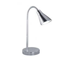 Trio Leuchten Trio 528310107 Lampada da Tavolo, 40x25x25 cm, Silver