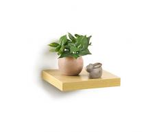 ModulHome 6RAN790BC - Mensola in MDF, 25 x 22,8 x 3,4 cm, Pannello MDF, Quercia, L25xP22,8x3,4cm