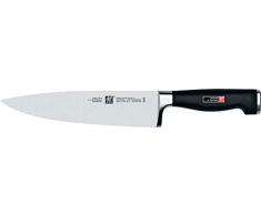 ZWILLING Coltello da Cuoco, Acciaio Inossidabile, Nero, 20 cm