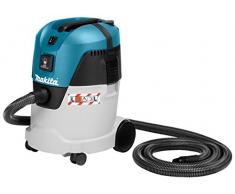 Makita VC2512L Drum vacuum 25L 2600W Nero, Blu, Metallico aspirapolvere