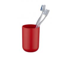 Wenko Vaso de dientes Brasil Rojo, Rosso, 7.3 x 7.3 x 10.3 cm