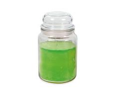 Galileo Casa 2195931 Glam Candela giara Grande Vaniglia cashmire 450gr, Verde, Misure: Ã 10 x h. 17 cm