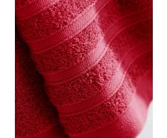 Douceur DIntérieur - 1800450, Asciugamano Per Ospiti , 30 X 50 Cm , Vitamine , Spugna 450Grs Unita , Rosso