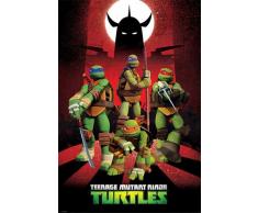 TMNT-Teenage Mutant Ninja Turtles - Shredder Silhouette Film Movie Poster - GrÃ¶sse 61x91,5 cm