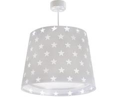 Dalber Stars Lampada da soffitto grigio, plastica