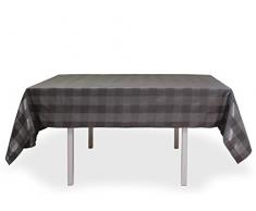 Tovaglia Grande Rettangolare in Cotone 140 x 300 cm Lyam Grigia