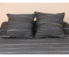 MLANCE Fodera per cuscino 40 x 40 cm ODILE nera