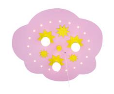 Elobra Lampada da soffitto E14, Rosa