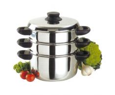 Baumalu 342645 - Vaporiera 3 Parti, Diametro: 24 cm