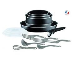 Tefal Ingenio - Set di padelle e pentole Set Nero
