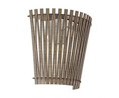Eglo SENDERO - Lampada da parete in acciaio, 60 W, colore: bianco