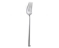Amefa Metropole - Set di 12 forchette da tavola, in acciaio inox 18/10, lunghezza 211 mm, inox_18/10_304