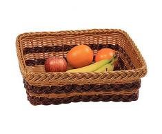 Kesper 17814 Cestino da Frutta, Pane in plastica, 35 x 31 x 11,5 cm