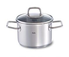 Fissler viseo / pentola in acciaio inox (2,1 litri, Ã 16 cm), con coperchio in vetro, adatta per il piano a cottura a induzione, lavabile in lavastoviglie
