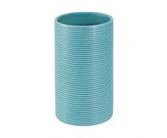 Spirella-Bicchiere Porta spazzolini, a Coste, Colore: Verde Acqua