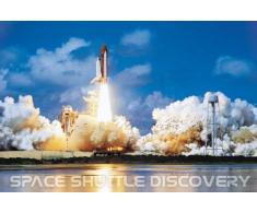 Empire 536 310 Formazione - Istruzione Astronave - Shuttle Discovery lanciare manifesti educativo Poster - Maxi Poster Versione in Lingua Inglese - Dimensioni 91.5 x 61 cm