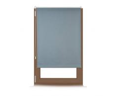 Relaxdays 10021307_734 Tenda Avvolgibile Oscurante, Tenda a Rullo, Montaggio con Morsetti, Senza Fori, LxH 76 x 165 cm