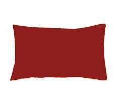 Dormisette - Federa in Jersey, Cotone, Rosso, 40 cm x 60 cm
