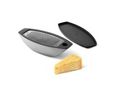 ZACK 20230Â Parna grattugia per Formaggio, Acciaio Inox Opaco
