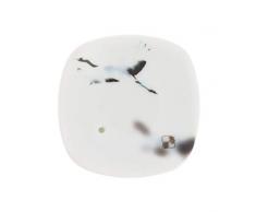 Terra Zen INC38549 Yume No Yume Gru Bianca Incenso Titolare 8 x 8 x 1 cm