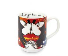 Egan PWM21I/S Mug, Modello Sweet Love, Porcellana, Rosso