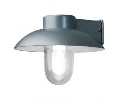 Konstsmide 415-310 Mani Lampada da parete 29x31x21 cm (BxPxH), 1 x 60 W, IP44, Colore Argento