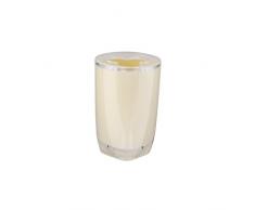 Axentia Graz Bicchiere portaspazzolino da Denti, Giallo Pastello, Ã 7,5 cm, 4 unitÃ 