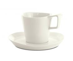 Berghoff Eclipse Tazza caffÃ¨ 2 X, Porcellana, Bianco, 2 Pezzi