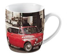 Creative Tops Retro Fiat Tazza di Porcellana, Ceramica, Rosso
