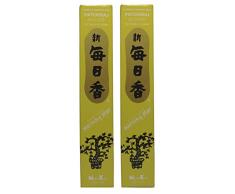 Trimontium 184 Nippon Kodo Giapponese Incenso Duopack Morningstar, 2 x 50 Pezzi, Patchouli/Patchouli