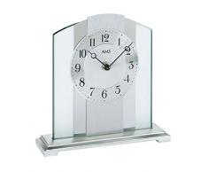 AMS orologio da tavolo T1120 al quarzo pendolo in legno, multicolore, 30 x 24 x 12 cm