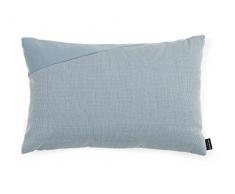 normann copenhagen 602607Â Edge Cuscino, Tessuto Misto Cotone, Azzurro, 60Â x 60Â x 40Â cm