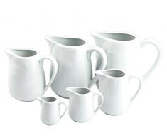 HOTELWARE Ariston Lattiera per 1 Tazza, 140 ml, Porcellana, Bianco, 10x4x8 cm