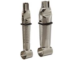 silikomart Wonder Crimper - Pinza per Decorazione di Torte, Design Irregolare, in Acciaio Inox Sei Stelle