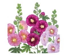 Entertaining with Caspari Intrattenere i 12,7 Centimetri 20 Pezzi tovagliolo di Carta malvarosa Rosa Piatto Insalata