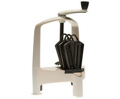 Lurch, Siralo, 221410, affettatrice a Spirale, in plastica, Colore: Grigio/Bianco