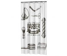 Sealskin Tenda da Doccia Barber, Poliestere, Nero, 180 x 200 cm