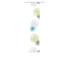 Home fashion 87999 – 768 H: 300 x B: 60 cm Tenda a Pannello con Rawlins, Tessuto Decorativo, Verde