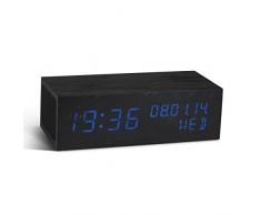 Gingko Music click orologio con LED blu