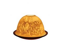 Light-Glow Portacandele Humming Bird, Porcellana, Bianco, 13 x 12 x 8 cm