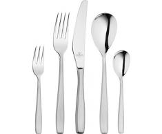 Ballarini Francesca Set di Posate, Inox 18/10, Grigio, 30 Pezzi
