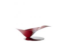 BUGATTI 21-PETALOI3 Petalo - Ciotola in Acciaio Rosso 40 x 30 x 15 cm