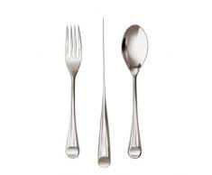 Sambonet 52533-83 Set Posate 36 Pezzi, Collezione Luna, Inox